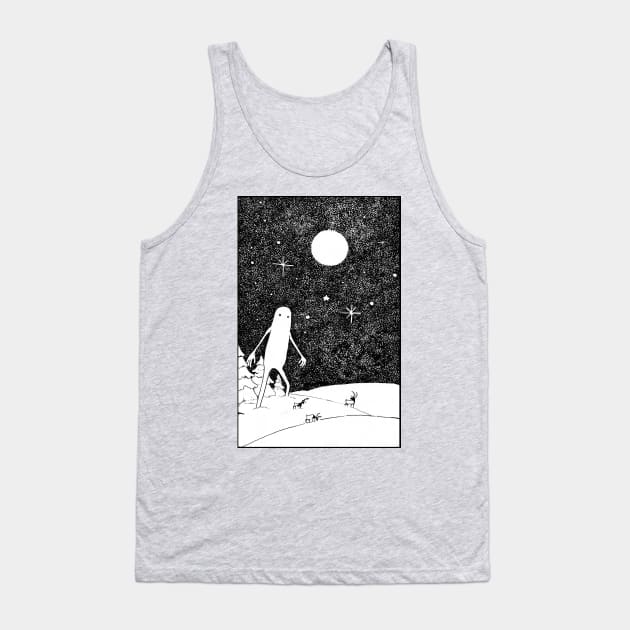 Snow Giant Tank Top by KatherineBlowerDesigns